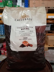 [CHD-CU-20V115N-552] CIOCCOLATO FONDENTE CALLEBAUT CHUNKS PER FORNO 2,5KG X 4CF X CT
