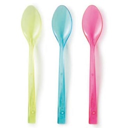 [234NEW-KG] POSATE CUCCHIAIO GRANITA POLOPLAST 13CM PS MULTICOLOR 1KG X 10CF X CT