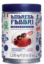 [9110819] AMARENA FABBRI COCKTAIL FRUTTA E SCIROPPO 1,250KG 6LA X CT