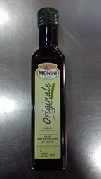 [155.15.06.0] OLIO EXTRA VERGINE D'OLIVA MONINI 250ML TAPPO ANTIRABBOCCO 6PZ X CT