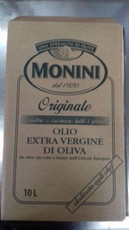 [155.33.01.0] OLIO EXTRA VERGINE D'OLIVA MONINI BAG BOX 10LT X CT