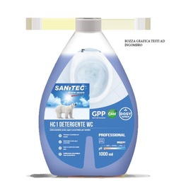 [1702] DET. WC DISINCROSTANTE SANITEC HC1 1LT X 6PZ X CT