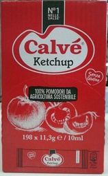 [67682352] MONODOSE BUSTINE KETCHUP CALVE' 10ML X 198PZ X CT
