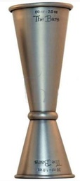 [J012VT] JIGGER 30/60ML THE BARS ACCIAIO VINTAGE STEEL