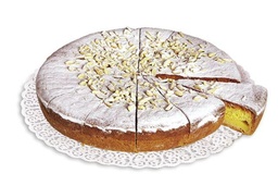 [T662] TORTA AI PINOLI PRETAGLIATA 14 FETTE 1,3KG X CF
