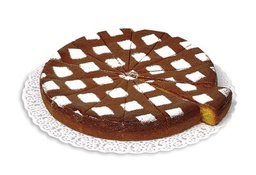 [T660] TORTA ZAGARA PRETAGLIATA 14 FETTE 1,3KG X CF