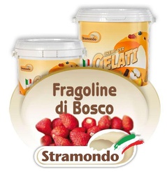 [FFRAGBOS3] FRUTTA CONCENTRATA STRAMONDO FRUTTAGEL FRAGOLINA DI BOSCO 3KG 4PZ X CT