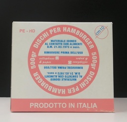 [DISCOPEHD500GR] DISCO PER HAMBURGER HDPE D100MM ROSA 500GR X 12CF X CT