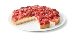 [320R016] TORTA CROSTATA ALLE FRAGOLE PRETAGLIATA 14 FETTE 1,4KG X CF