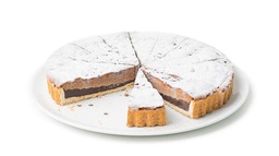 [320R010] TORTA CROSTATA AL CIOCCOLATO PRETAGLIATA 14 FETTE 1,4KG X CF