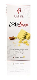 [372.] TAVOLETTA AL CIOCCOLATO BIANCO E PISTACCHIO CIOKKOBACCO 100GR