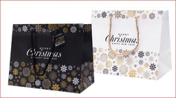 [SHP872MIX] SHOPPERS NATALIZIE XMAS CON CORDINO CARTA 39+15X29 MIX STAMPE 10PZ X 5CF