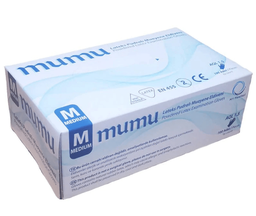 GUANTI LATTICE  MONOUSO TALCATI MUMU 100PZXCF 20CFXCT
