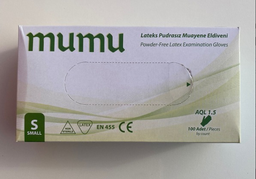 GUANTI LATTICE  MONOUSO SENZA POLVERE MUMU 100PZXCF 20CFXCT