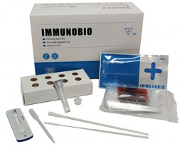 [COV19T/20/V.10765] KIT TEST RAPIDO ANTIGENICO COVID19 IMMUNOBIO  CF DA 20 TEST