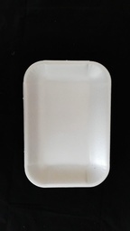 [PCP0623] VASSOIO POLISTIROLO COOPBOX CX203 235X160X23 BIANCO 1000PZ X 10ST X BL