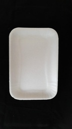 [PCP0626] VASSOIO POLISTIROLO COOPBOX CX204 270x185x20 BIANCO 500PZ X 4ST X BL