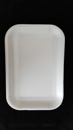 [PCP0629] VASSOIO POLISTIROLO COOPBOX CX205 305X210X26 BIANCO 500PZ X 4ST X BL