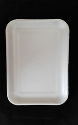 [PCP0632] VASSOIO POLISTIROLO COOPBOX CX206 306X220X30 BIANCO 500PZ X 4ST X BL