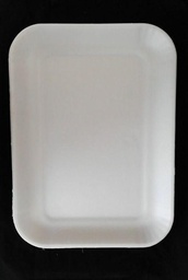 [PCP0638] VASSOIO POLISTIROLO COOPBOX CX208 355X260X25 BIANCO 300PZ X 3ST X BL