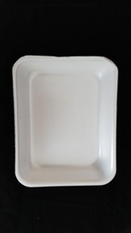 [PCP0680] VASSOIO POLISTIROLO COOPBOX CX222 235X185X33 BIANCO 300PZ X 6ST X BL