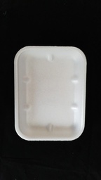 [PCP3020] VASSOIO POLISTIROLO COOPBOX CX302 180X135X21 BIANCO 1000PZ X 12ST X BL