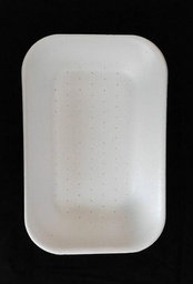 [PCN0512] VASSOIO POLISTIROLO DRENANTE COOPBOX NDRY CX166 240X158X42 BIANCO 500PZ X 6CF