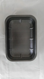 [PCN3132] VASSOIO POLISTIROLO DRENANTE COOPBOX NDRY CX313 223X152X31 NERO 500PZ X 6CF X BL