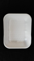 [PCN3240H] VASSOIO POLISTIROLO DRENANTE COOPBOX NDRY CX324 223X182X42X BIANCO 500PZ X 6ST X BL