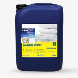 [SN2053] DET. LAVATRICE DOS. AUTOMATICO SANITEC LAUNDRY N3 CHLOR 25KG